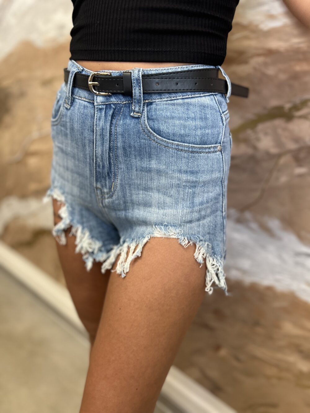 Kraťase džínové ripped