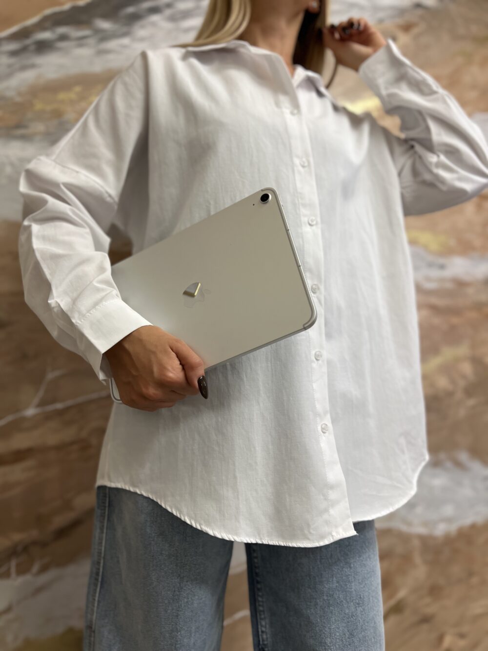 Košile White 70% bavlna