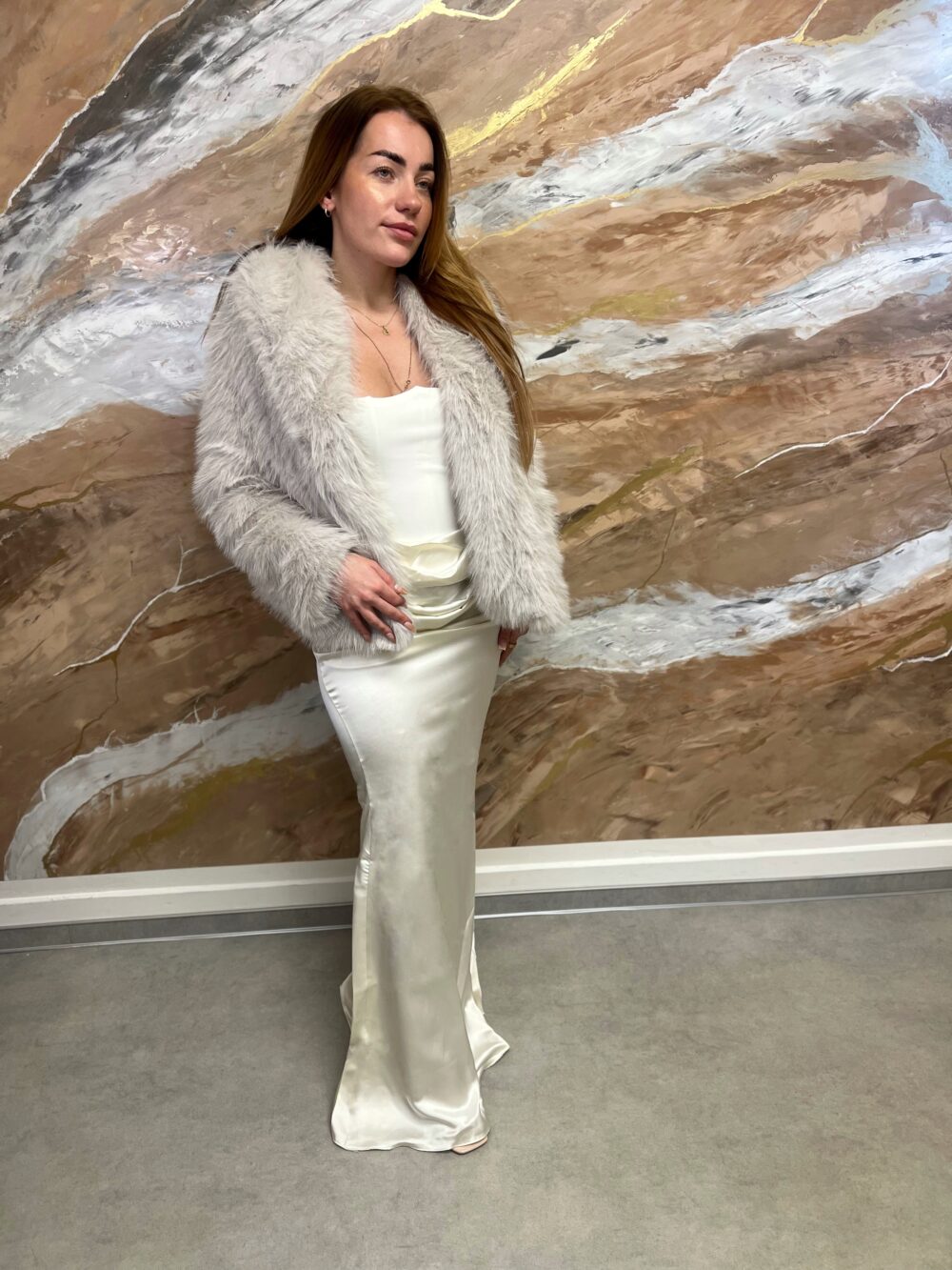 Elegantní kožíšková bunda Snow